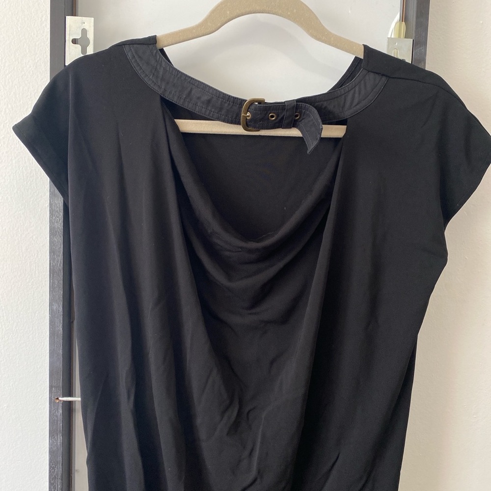 Y2k dkny dress with belted back detail